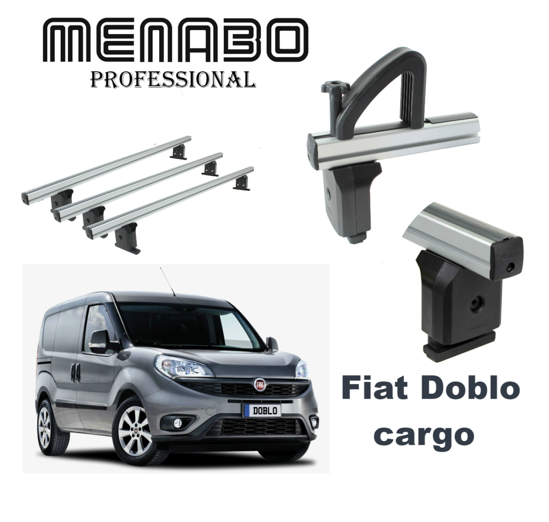 KROVNI NOSAČI ZA FIAT DOBLO CARGO II 2015 > + GRANIČNICI